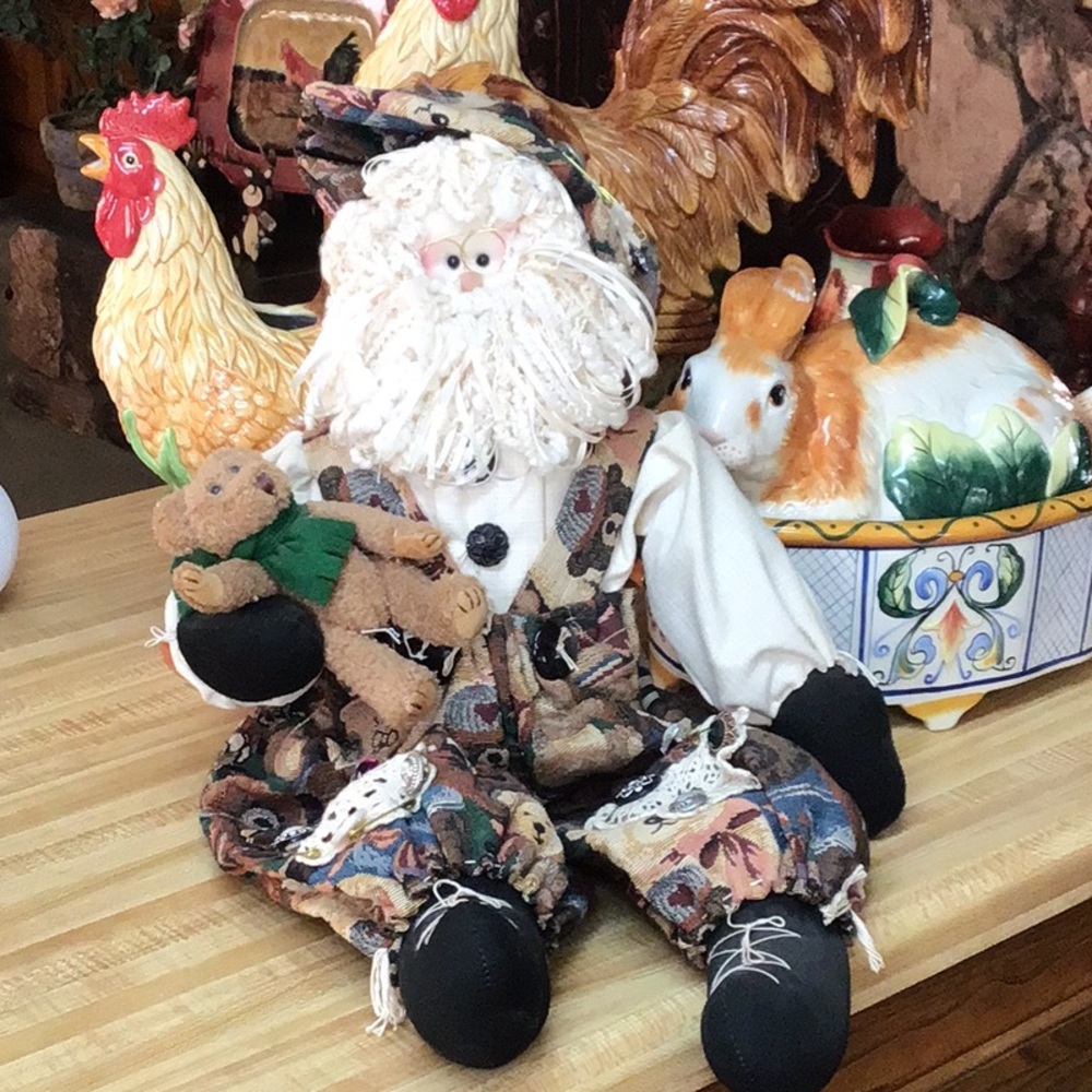 VINTAGE SANTA HANDMADE 80s